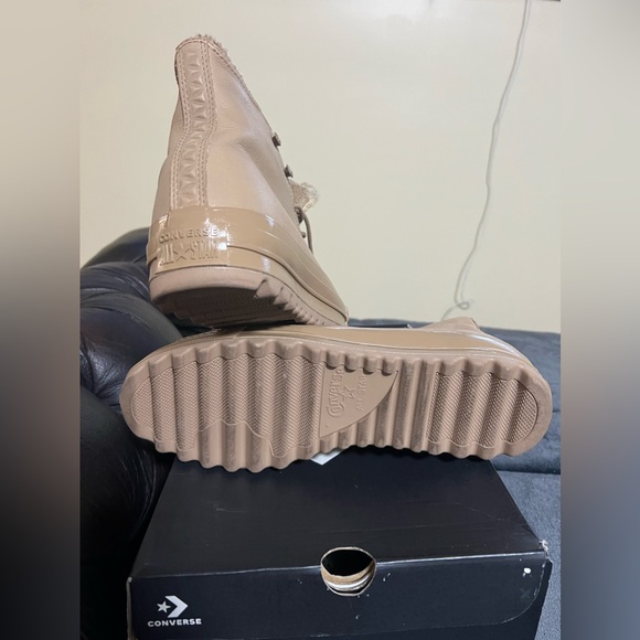 Tan Converse CT Fur Boot/Shoe Teak Size 11 - Picture 3 of 6